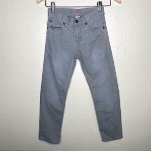 H&M Boys Olive Green Straight-Leg Jeans with Classic Design Size 8/9